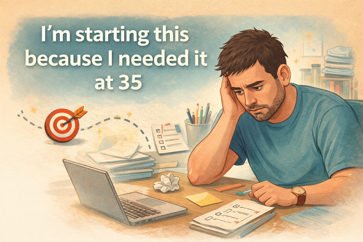 I’m starting this because I needed it at 35